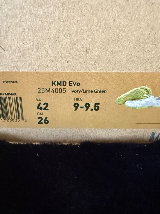 BRAND NEW Vibram Five Fingers KMD EVO Ivory / Lime Green Men’s EU 42 main image 7